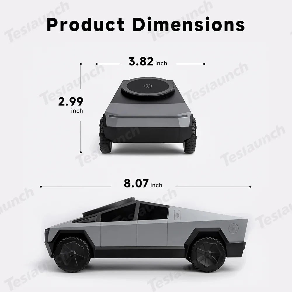 3-in-1 Wireless Charger & Stand for All Cars