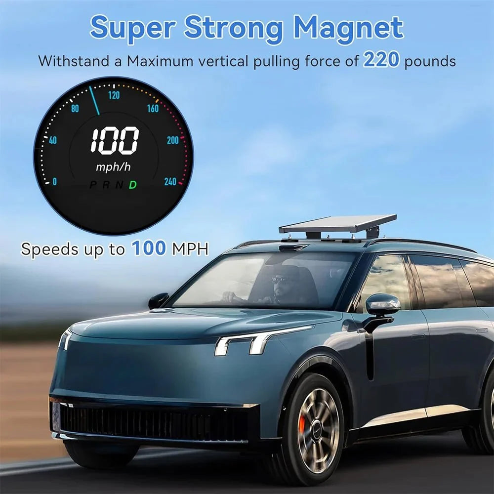 30° Adjustable Magnetic Mount with 220lbs Heavy-Duty Magnet Base for Starlink Mini