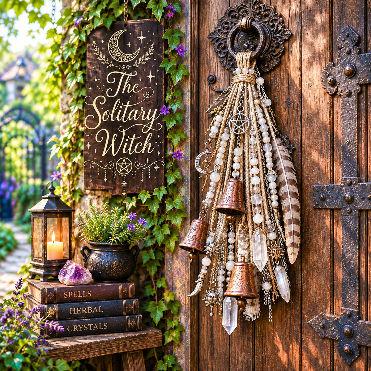 Celestial Hanging Décor with Moons