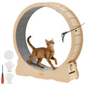 Miroken 48-Inch Wooden Cat Exercise Wheel
