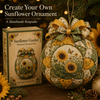 Garden & Birds Patchwork Ornament DIY Kit