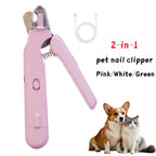 2-in-1 LED Pet Nail Clipper & Grinder