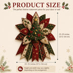 Festive Quilted Christmas Door Hanging DIY Sewing Kit