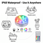 Remote Control Waterproof Magnet Suction LED Light | Miroken