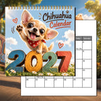 2027 Chihuahua Wall Calendar
