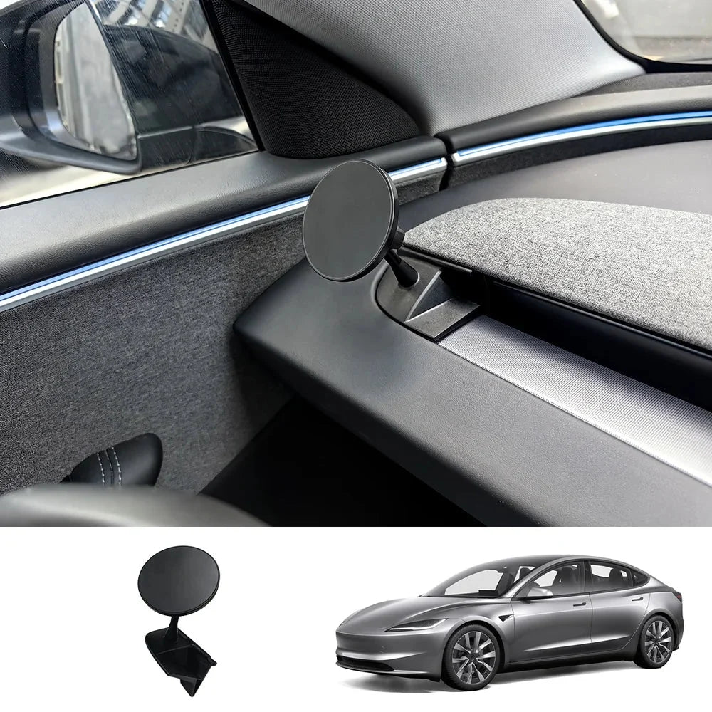 360° Adjustable Magnetic Phone Mount for Tesla Model Y Juniper 2025+ / Model 3 Highland 2024+