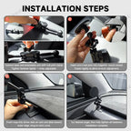 360° Adjustable Magnetic Phone Mount for Tesla Model Y Juniper 2025+ / Model 3 Highland 2024+