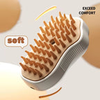 3-in-1 Pet Steam Grooming Brush