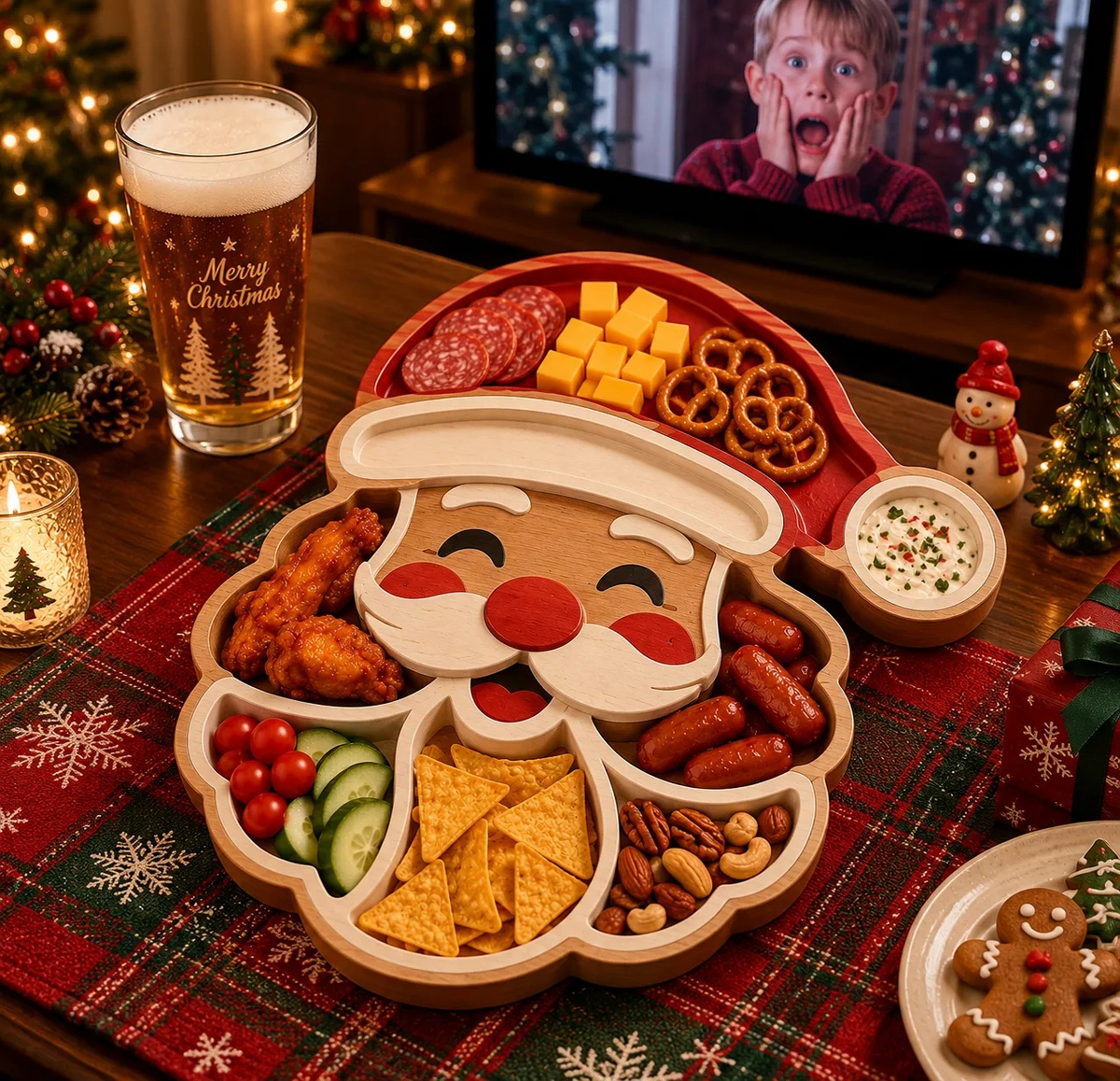 Christmas Snack Serving Tray