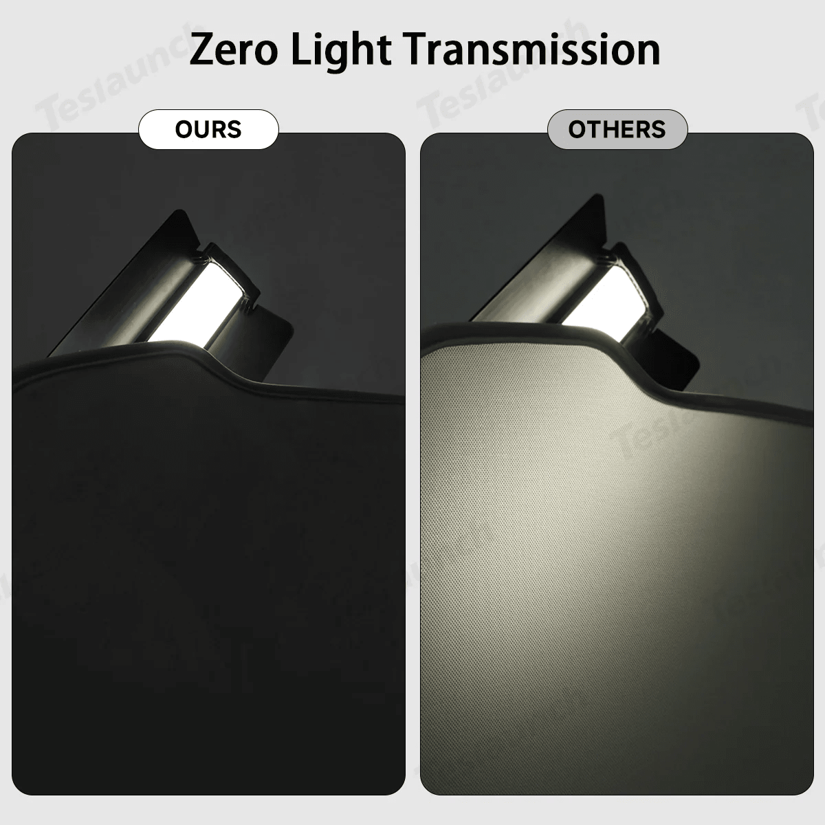 Wholesale Alcantara Split Nano Ice Crystal Glass Roof Sunshade for Tesla Model Y Juniper 2025+（28 Sets）