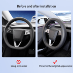 Premium Ventilated Steering Wheel Cover for Tesla Model Y L 2026+