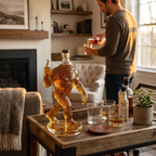 Miroken | Whiskey Decanter Funny Bigfoot Glass Bottle