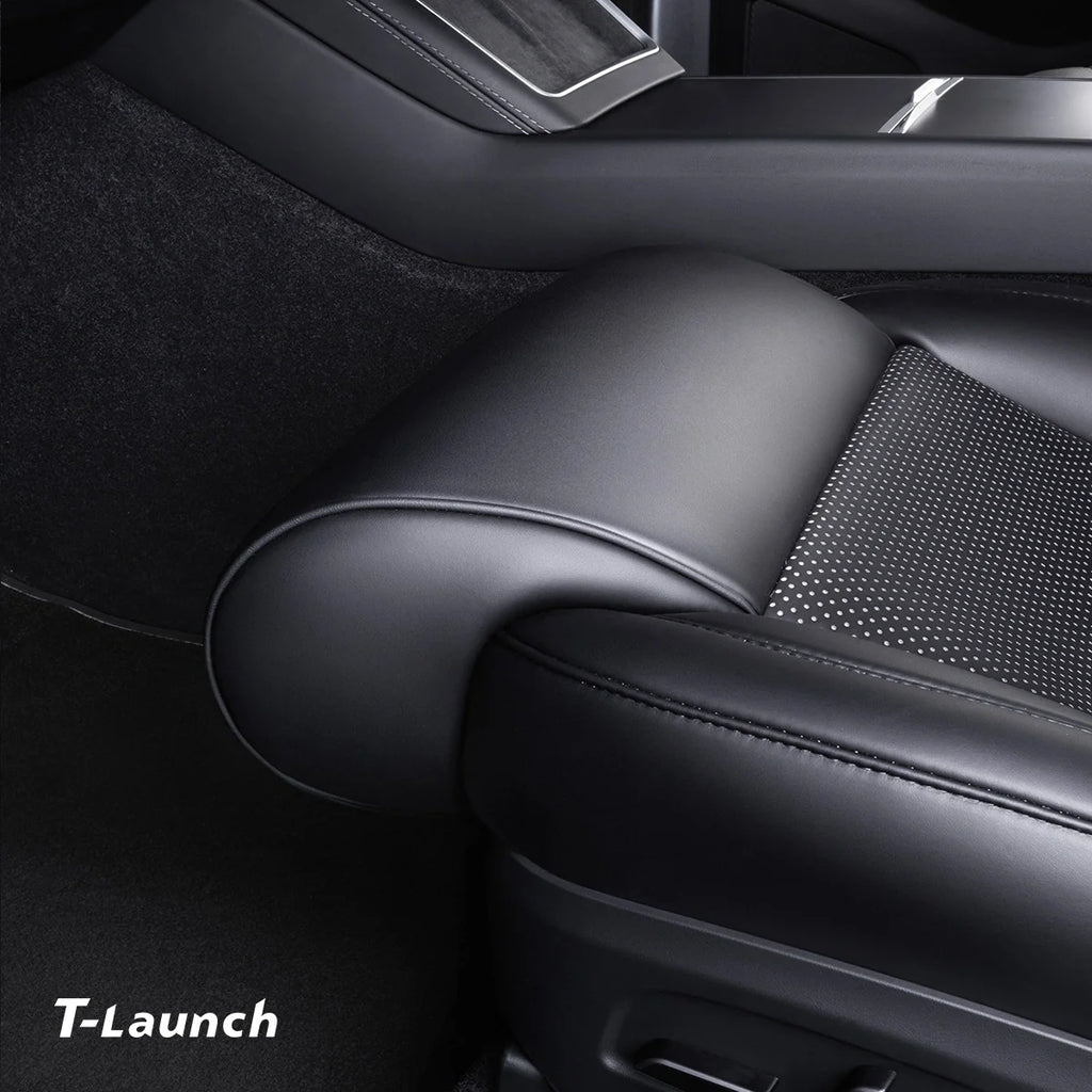 Nappa Leather Front Seat Leg Support Cushion for Tesla Model 3 / Model Y