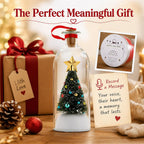 🎄 Recordable Christmas Tree Message in a Bottle – Personalized Holiday Keepsake Gift