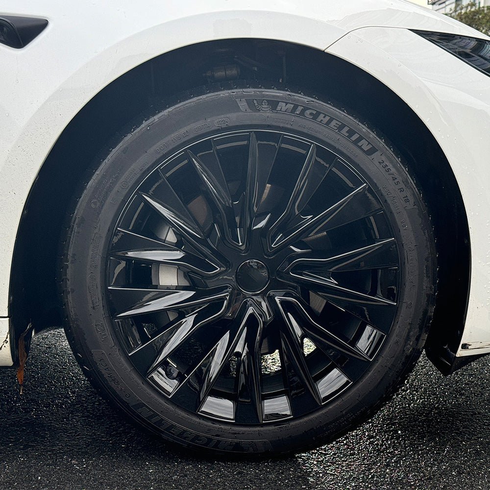 Replacement Nova Style Wheel Hubcap for Tesla 2024+ Model 3 Highland 18'' Photon Wheels (1 PC)