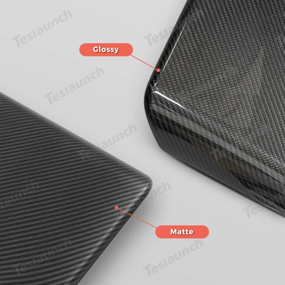 [Real Carbon Fiber] Armrest Cover for Tesla Model Y L 2026+
