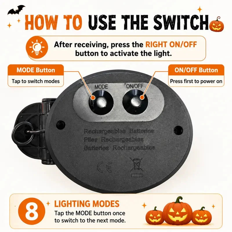 Solar Pumpkin Lights Light Up Your Halloween Yard