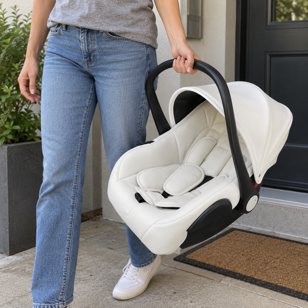 360 Degree Rotation Baby Stroller 3 in 1 with Car Seat