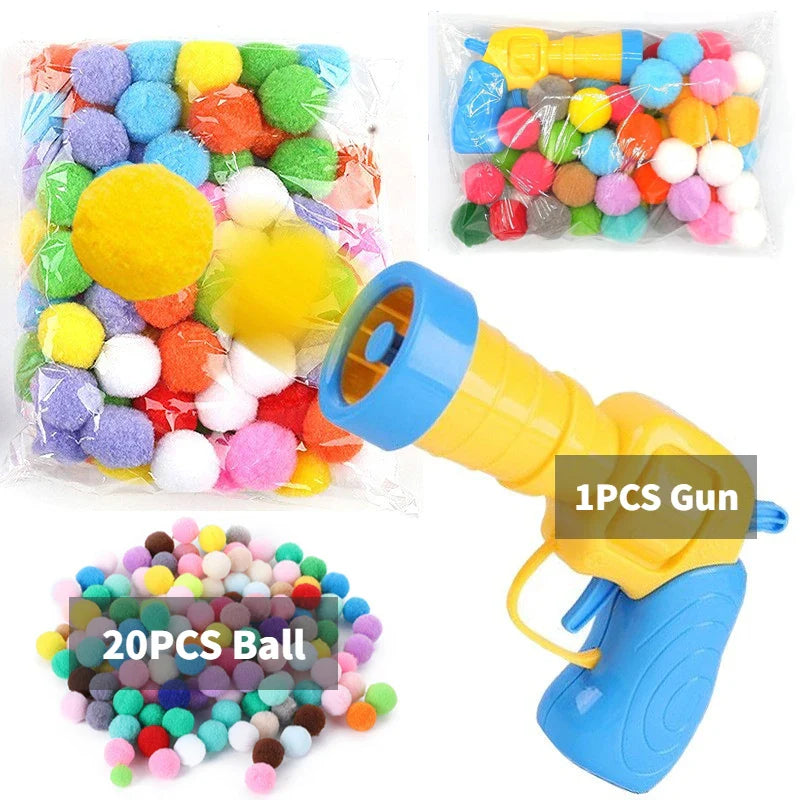 Pompom Launcher Cat Toy