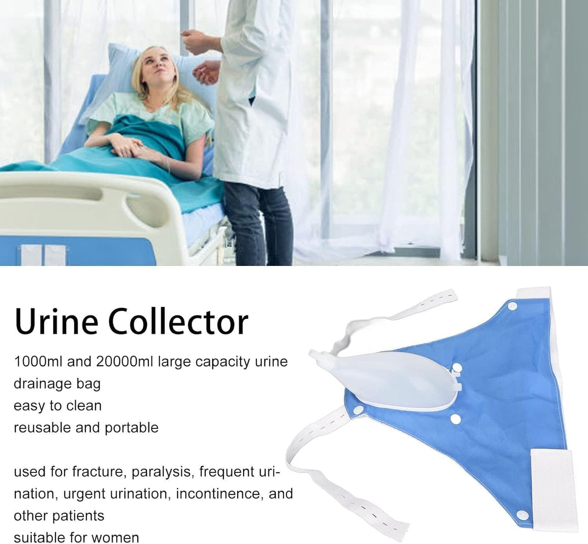 Miroken | Medical grade portable reusable urine drainage bag