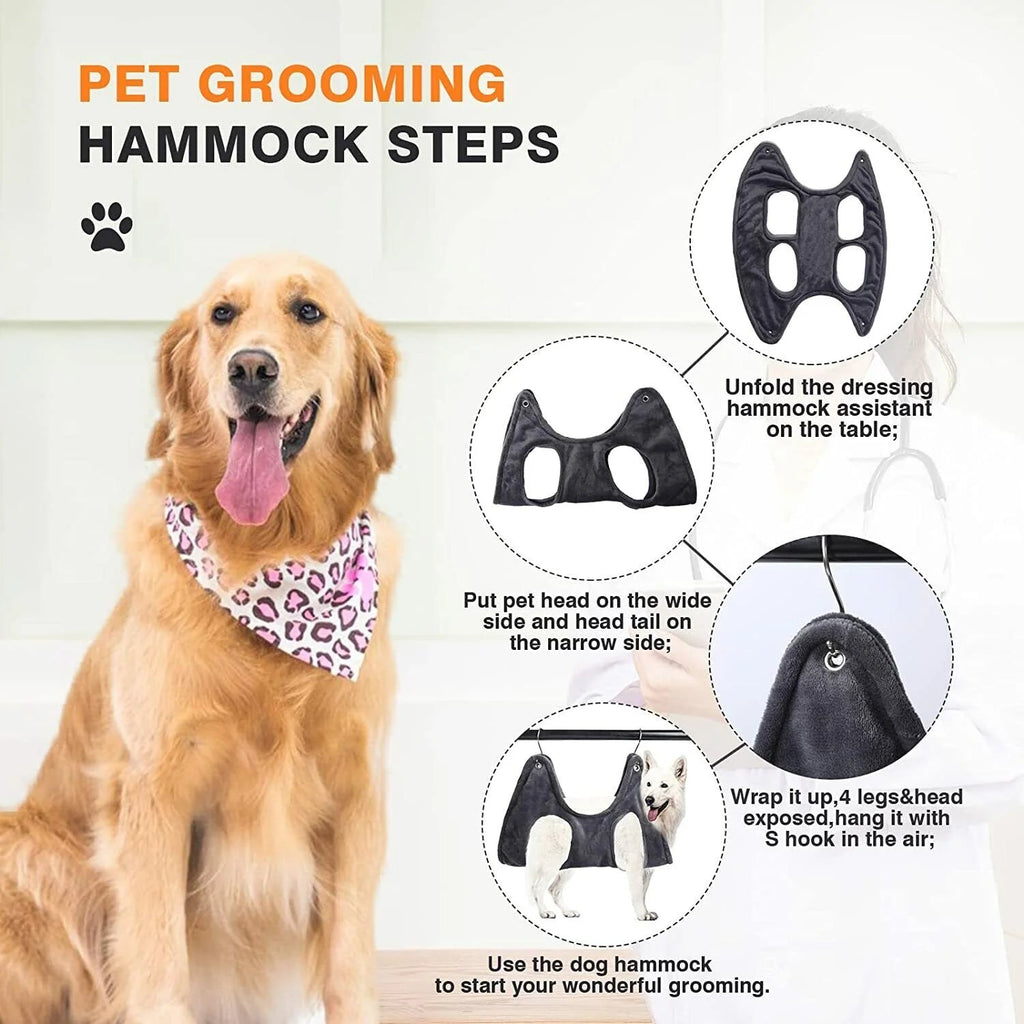 Pet Grooming Hammock Harness