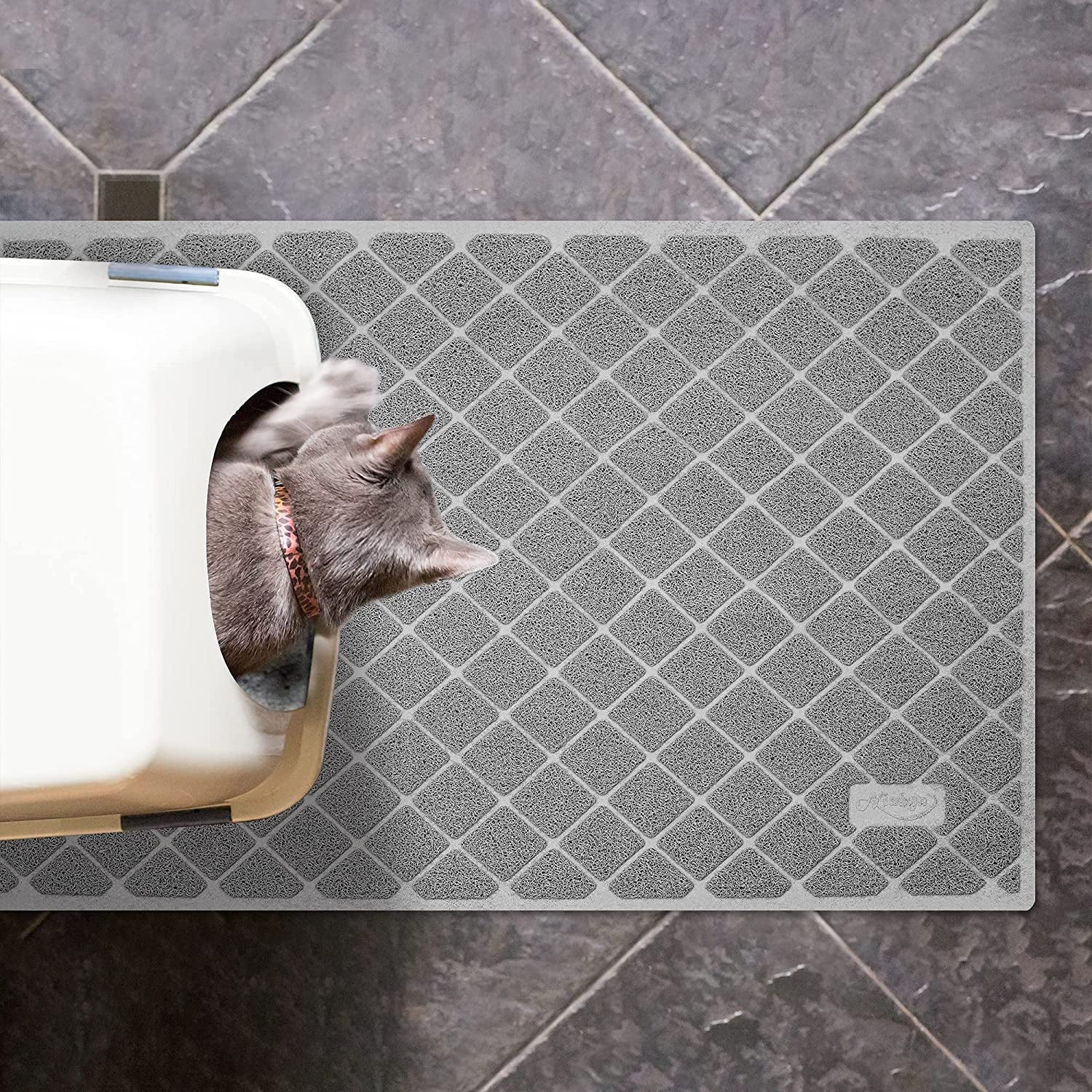 Miroken Premium Non-Slip Cat Litter Mat