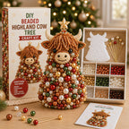 Animal-Themed Beaded Christmas Tree DIY Kit