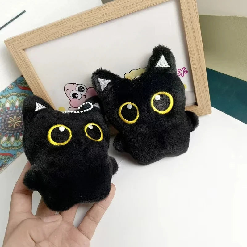 Miroken Black Cat Plush Decor & Gift Toy