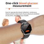 Miroken | One-Click Blood Sugar|Blood Glucose Blood Pressure ECG|ECG HRV Heart Rate Monitor Health Smart Watch