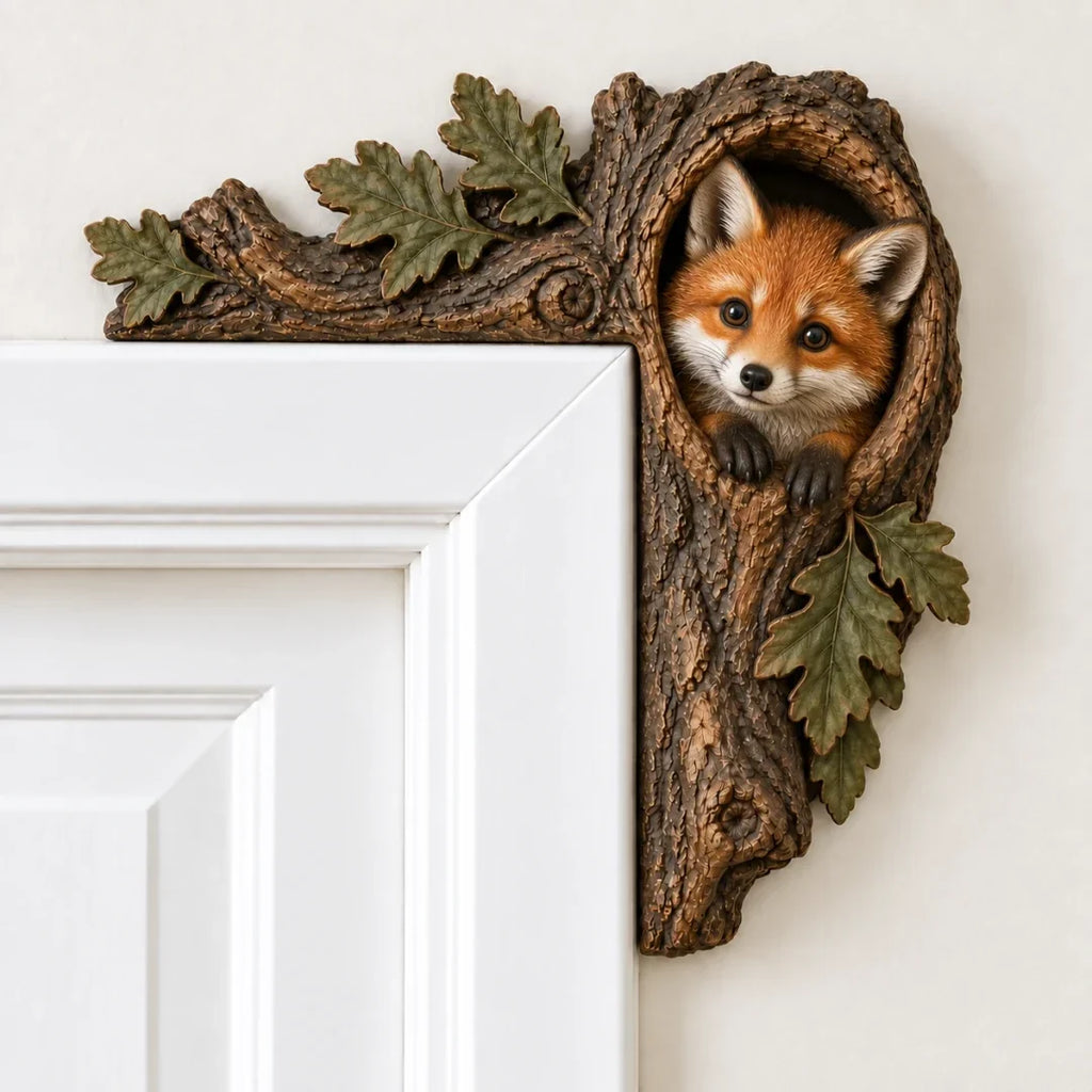 Woodland Animal Door Corner Decor