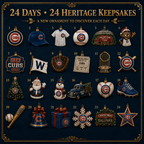 Go Cubs Go! Baseball Christmas Advent Calendar