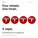 4 Pcs Hub Caps Covers Car for Tesla Model 3/Y/S/X (Diameter 56MM)