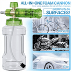 4000 PSI Foam Cannon for Pressure Washer - Aluminum Alloy Snow Foam Lance with 1/4" Quick Connect