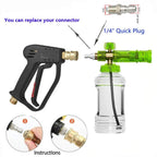 4000 PSI Foam Cannon for Pressure Washer - Aluminum Alloy Snow Foam Lance with 1/4" Quick Connect