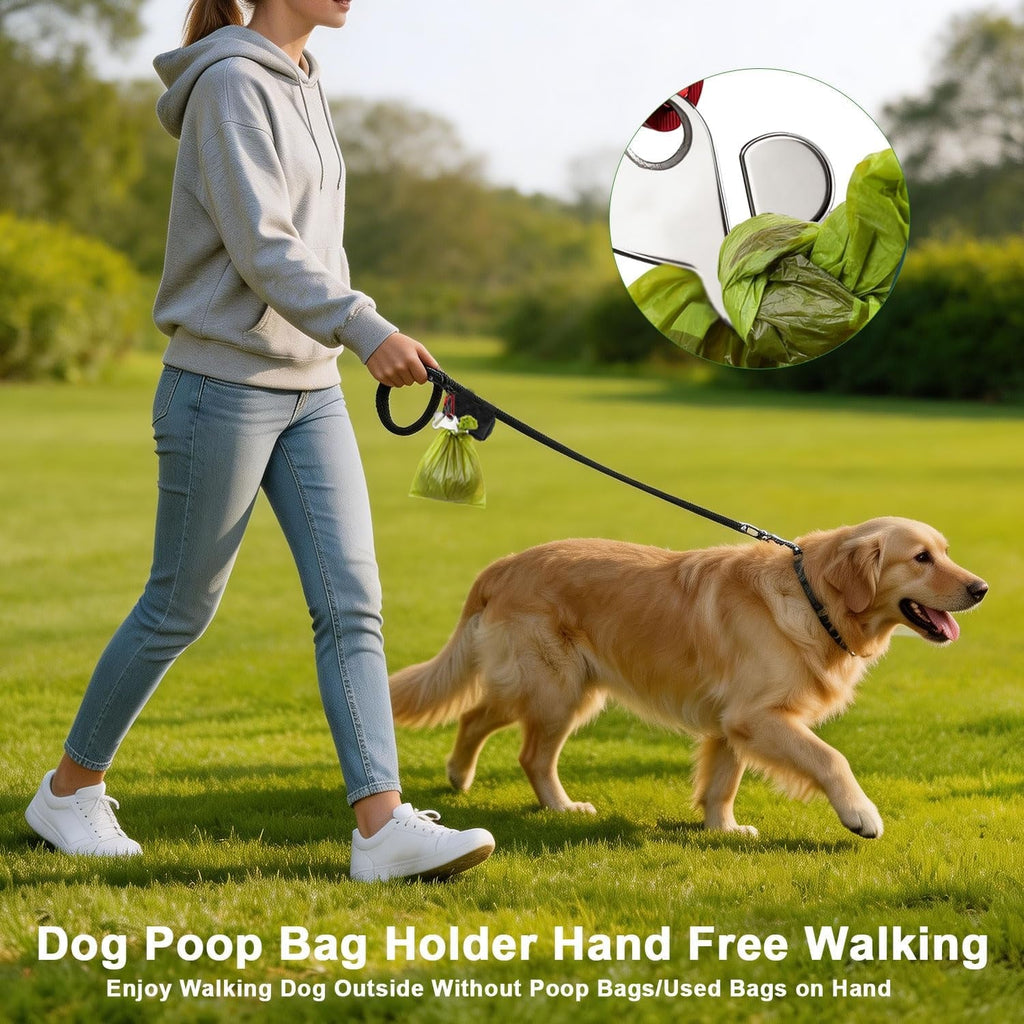 Hands-Free Dog Poop Bag Holder 2-Pack