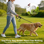 Hands-Free Dog Poop Bag Holder 2-Pack