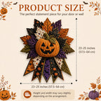 DIY Quilted Halloween Pumpkin Door Hanger Kit