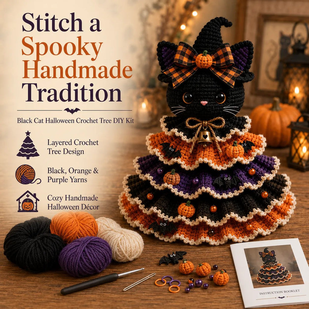Halloween Crochet Tabletop Decor DIY Kit