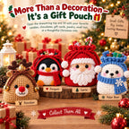 Christmas Crochet Character Gift Pouch