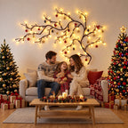 Flexible LED Branch Lights | Remote-Controlled Holiday Wall Decor