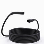 48A EV Charging Extension Cable with One-Button Switch for Tesla M3/Y/S/X-16FT