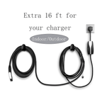 48A EV Charging Extension Cable with One-Button Switch for Tesla M3/Y/S/X-16FT