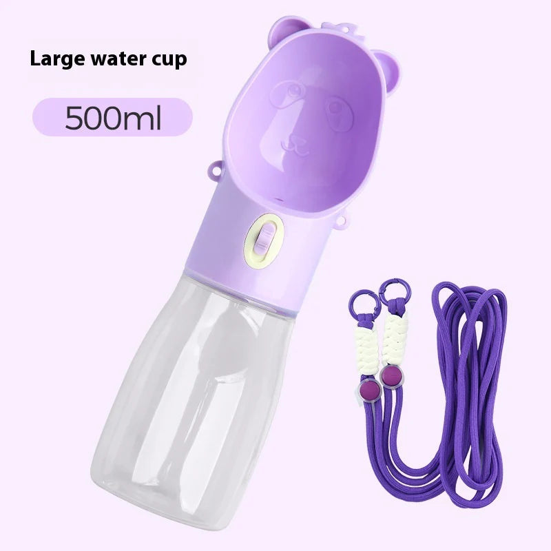2-in-1 Portable Dog Water Bottle & Bowl