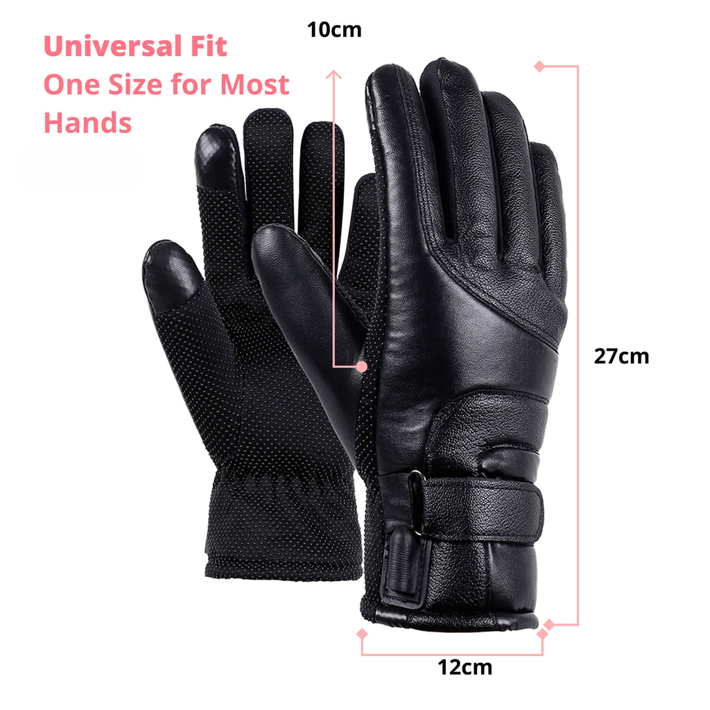 Miroken | Heated Gloves for Women UK – Ladies Thermal Waterproof Winter Gloves with Touch Screen & USB Rechargeable Warm Design