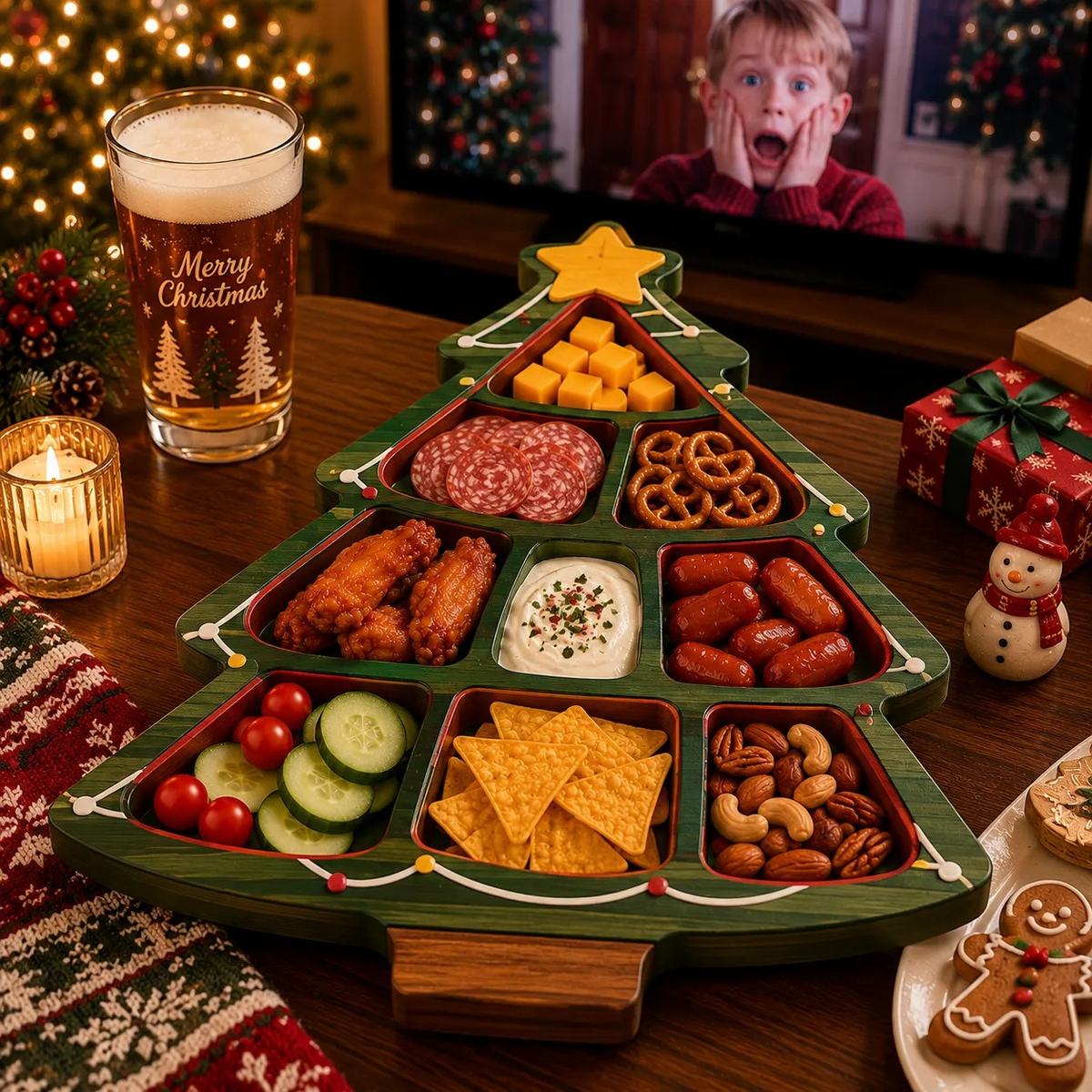 Christmas Snack Serving Tray