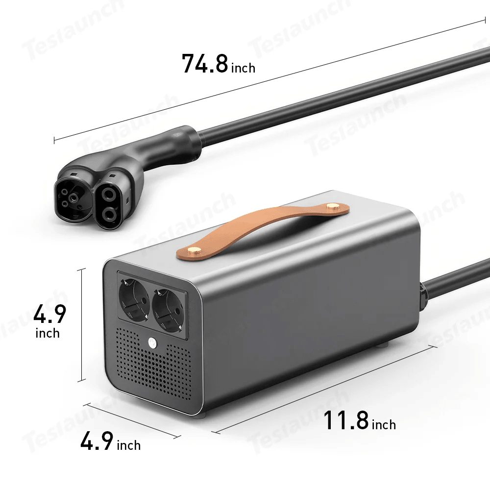 Spring Sale $150 Off- V2L Discharge Device for Tesla Model 3/Y/S/X （European Version）