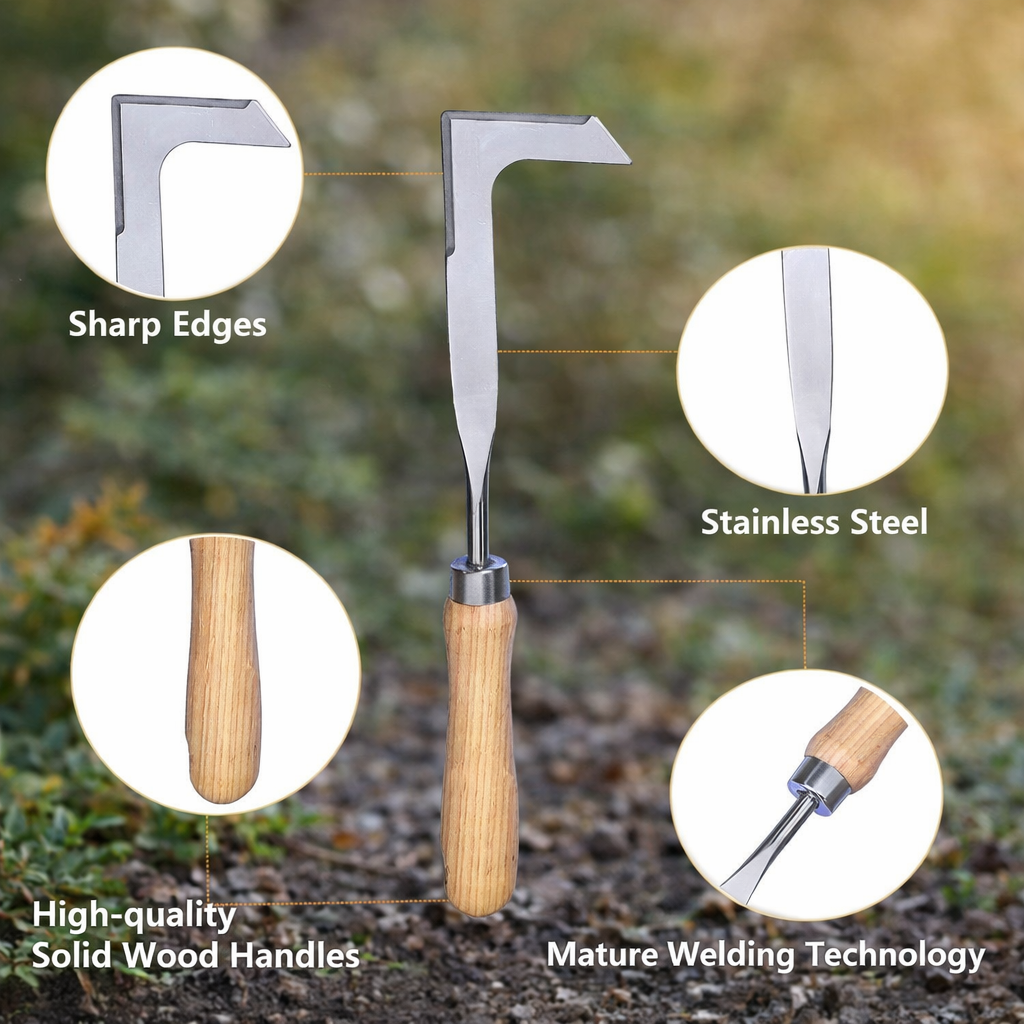 Effective Crevice Weeding and Slicing Tool for Reliable Garden Care