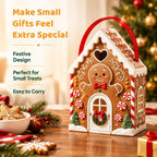 Christmas Cottage Handle Gift Box