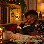 Cozy Christmas Shelf Glow
