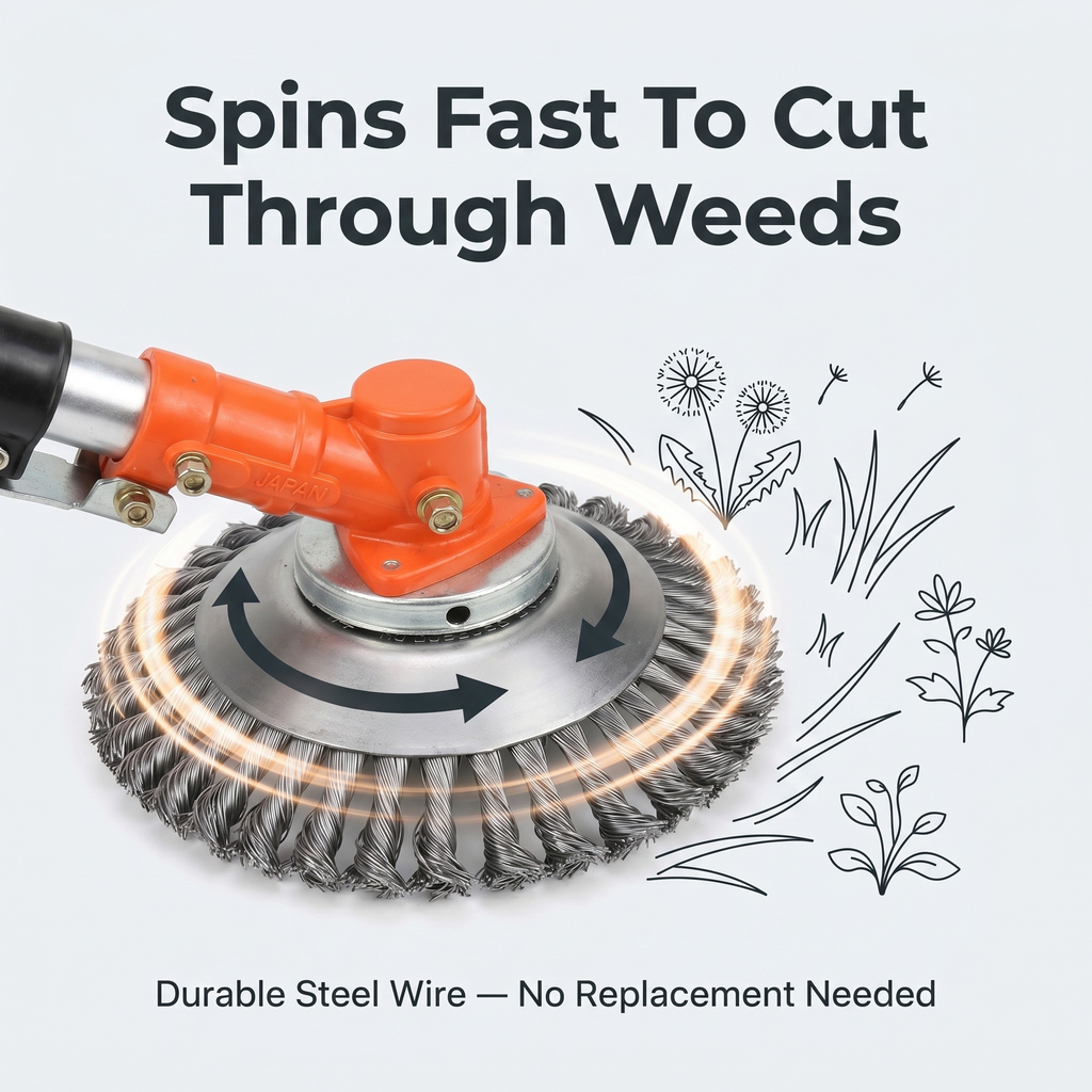 Miroken | Trimmer | Powerful and effective weed remover